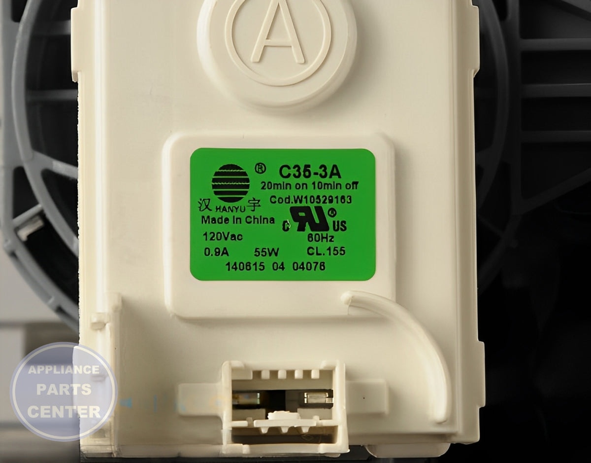 WHIRLPOOL Dishwasher Pump & Motor WPW10671942 - Detailed view of efficient technical design