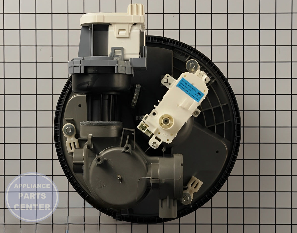 WHIRLPOOL WPW10671942 Dishwasher Pump & Motor - Main view showing efficient pumping for Whirlpool models