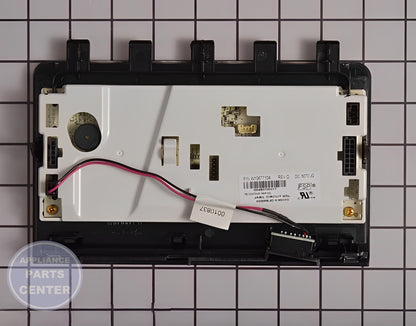 Control Board WPW10677104 - Detailed view of circuit board and timer features