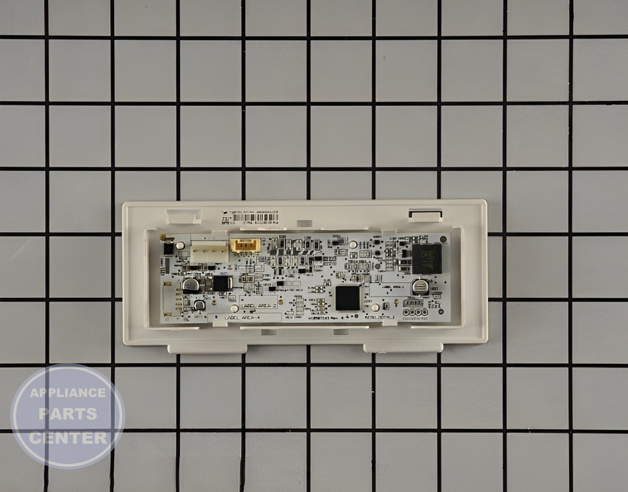 Control Board WPW10677118 - Detailed view of circuit board & timer