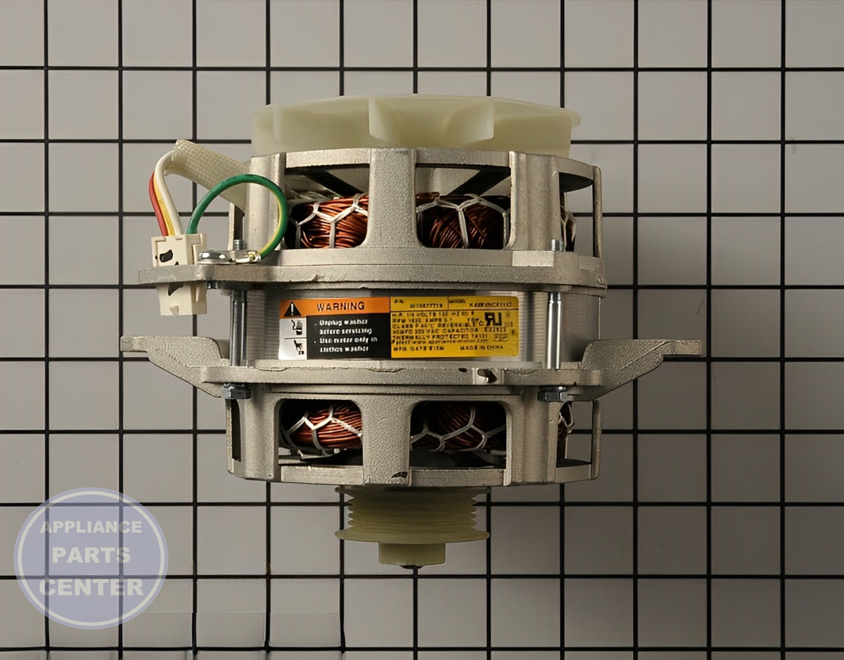 Drive Motor WPW10677715 - Side view with 6x4x4 inches dimensions