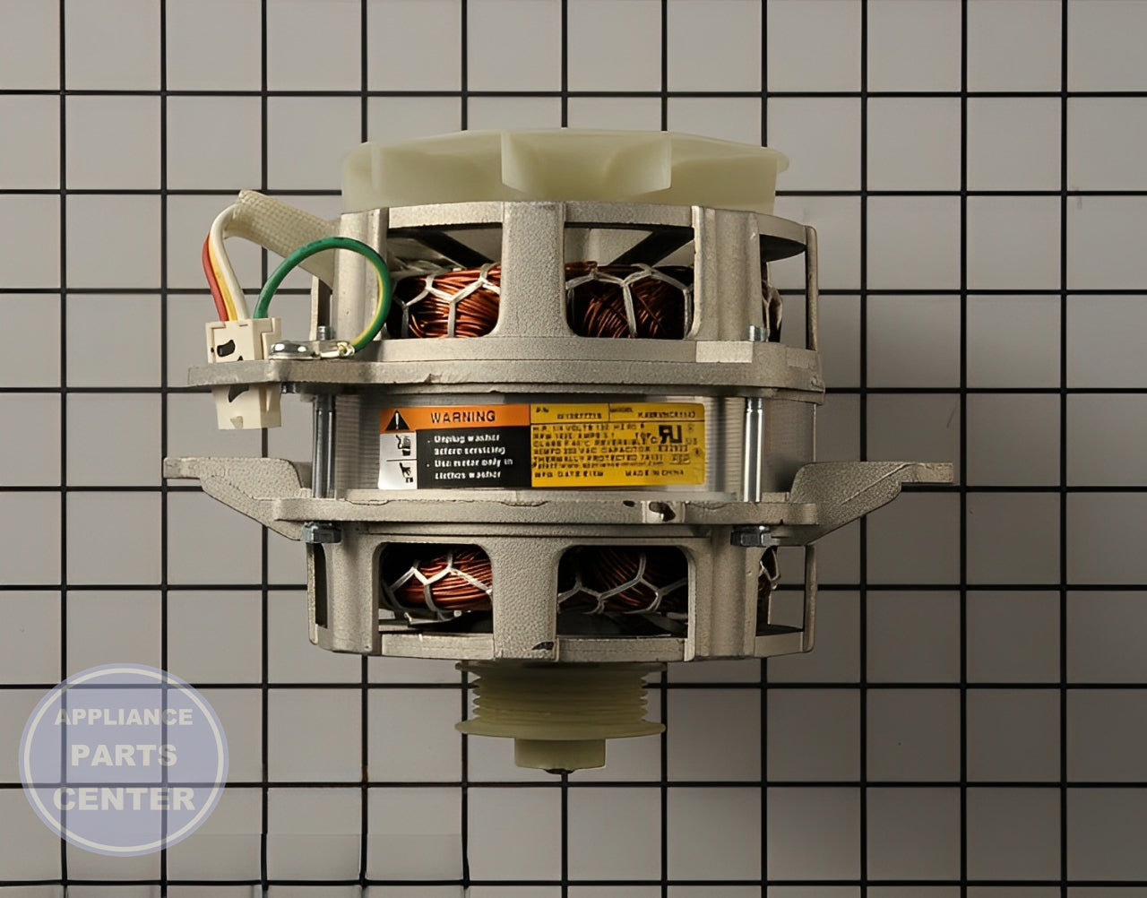 Drive Motor WPW10677715 - Side view with 6x4x4 inches dimensions