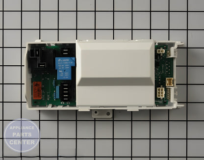 Control Board WPW10691552 - Detailed view of the circuit board and timer technical details