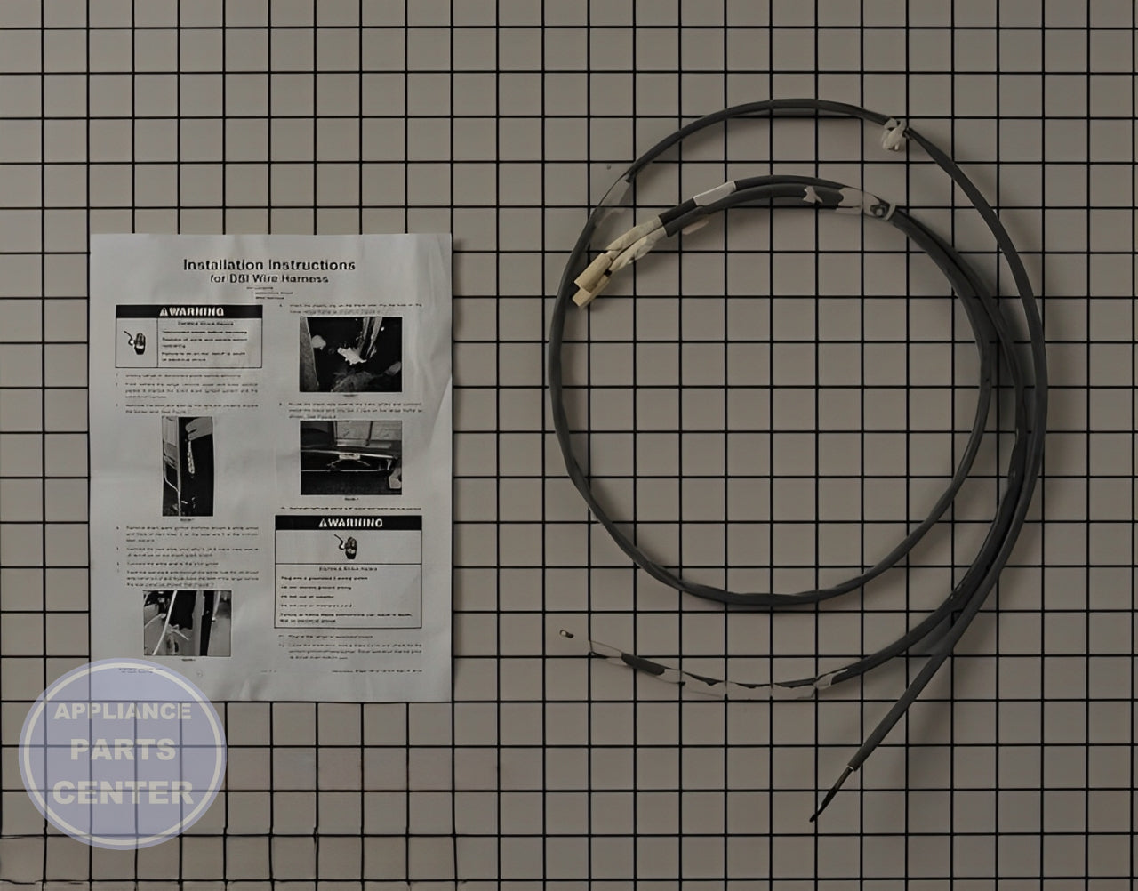 WHIRLPOOL WIRE HARNESS WPW10701462 - Main view showing durable wire connectors for various models