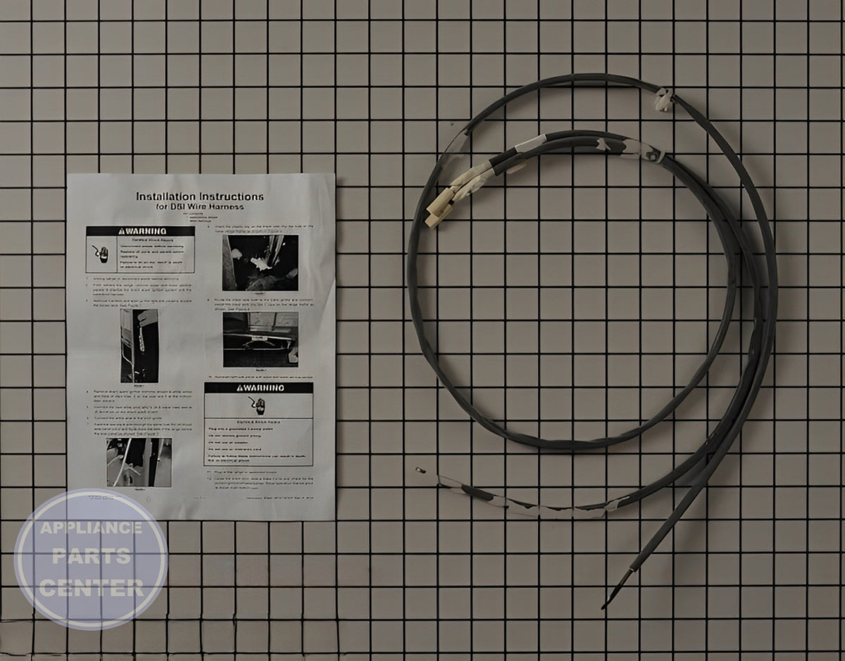 WHIRLPOOL WIRE HARNESS WPW10701462 - Main view showing durable wire connectors for various models