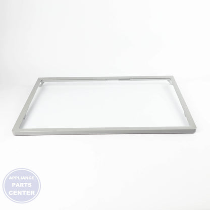 SHELF-GLAS WPW10704017 - Side view with precise measurements of 17.5" x 11.5" x 0.25"