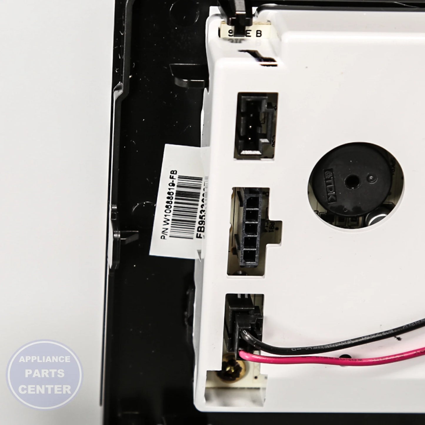 CNTRL-ELEC WPW10714049 - Detailed view of temperature control details