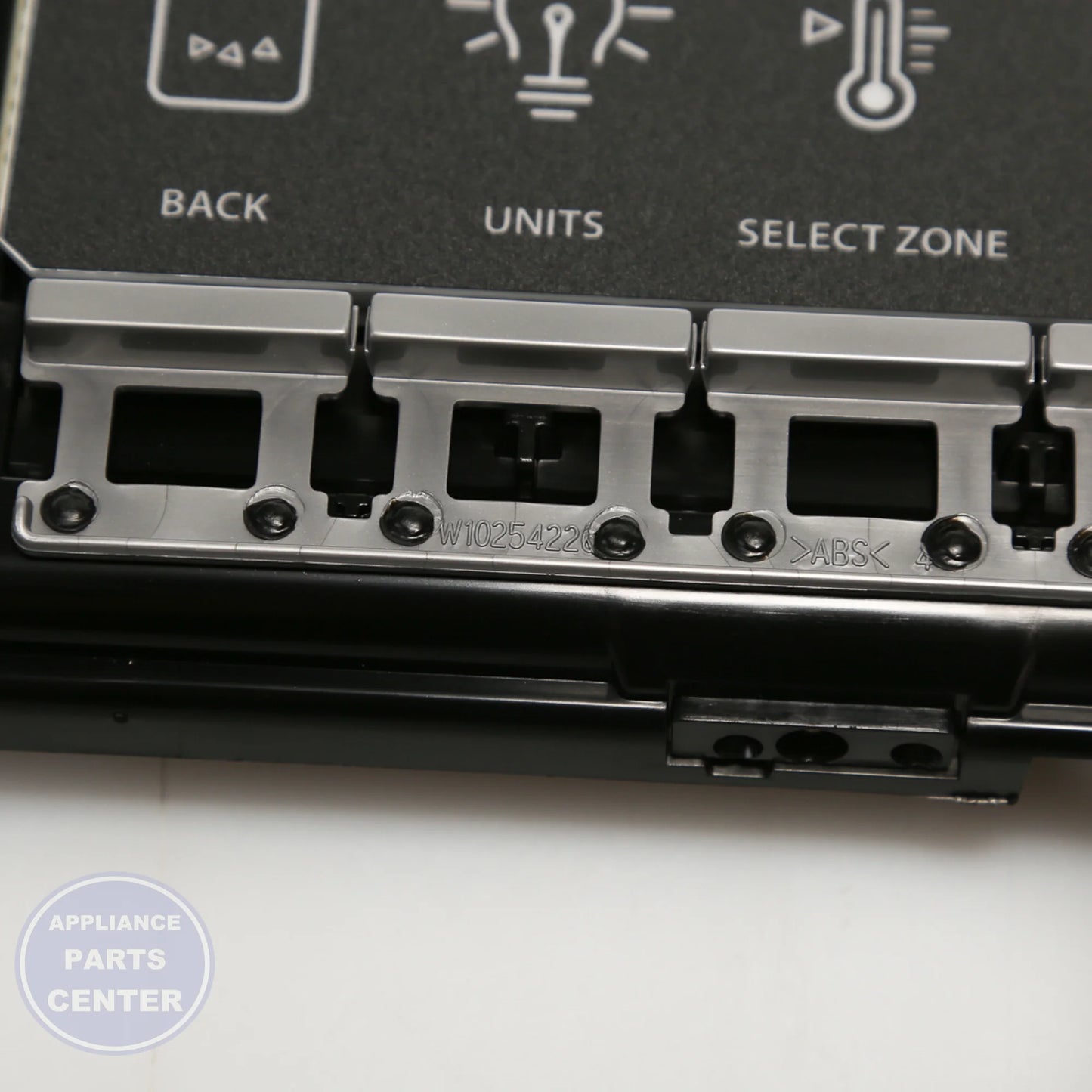 WPL CNTRL-ELEC WPW10714049 - Installation in WPL Refrigerator showing key mounting points