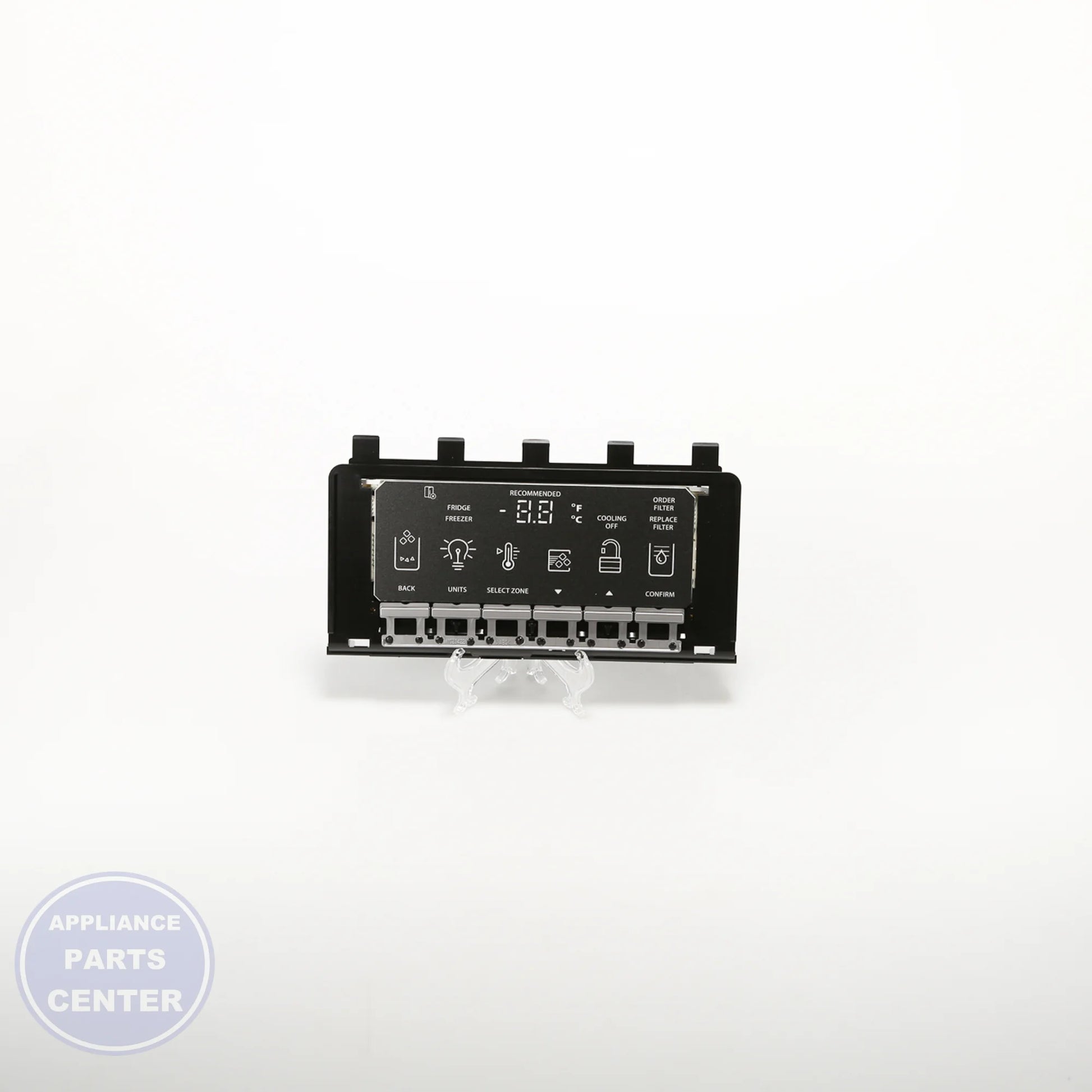 WPL CNTRL-ELEC WPW10714049 - Installation in WPL Refrigerator showing key mounting points