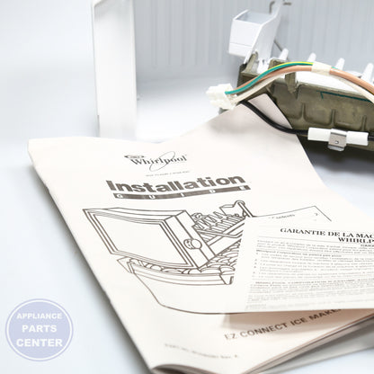 WPL ICEMAKER WPW10715709 - Installation in specific model showing key mounting points