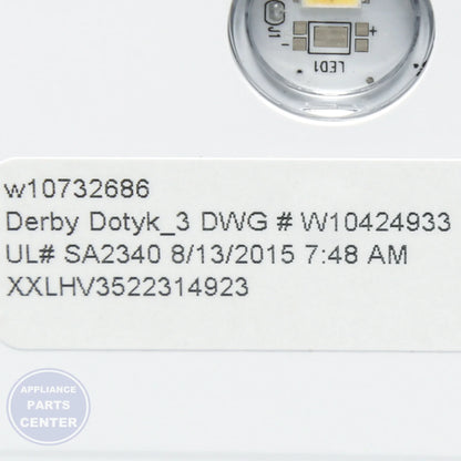 COVER WPW10732686 - Detailed view of high-quality material