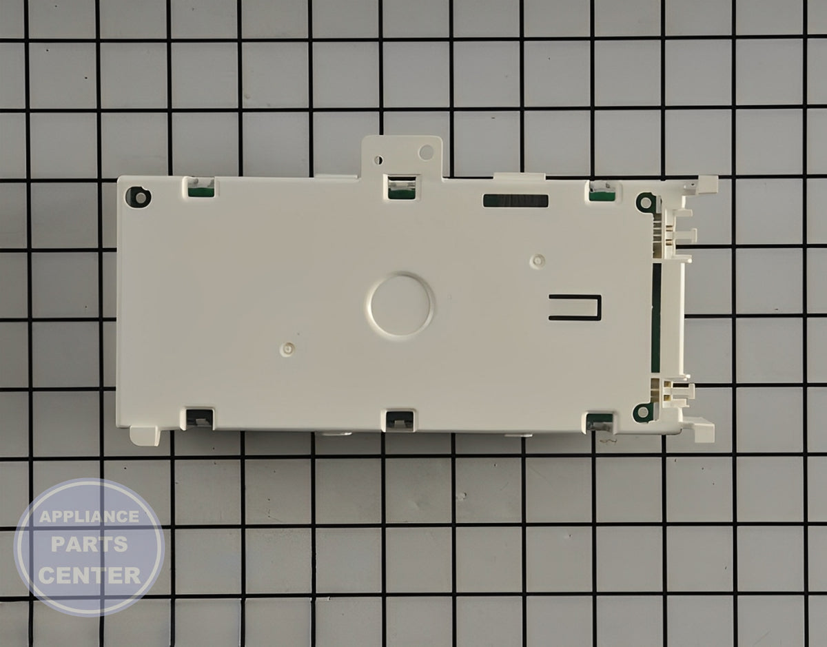 WHIRLPOOL REFRIGERATOR ELECTRONIC CONTROL BOARD WPW10739349 - Side view with precise measurements