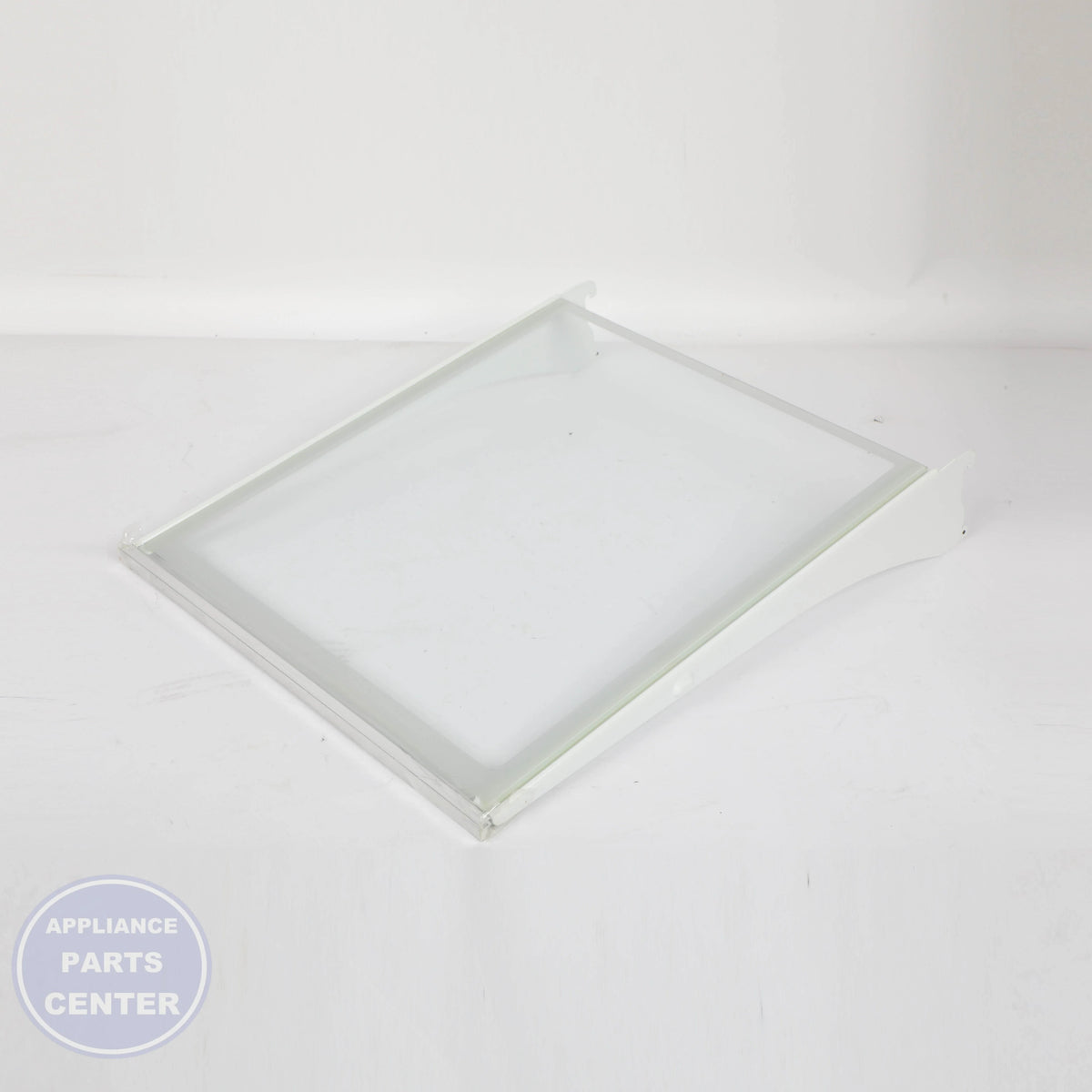 SHELF-GLAS WPW10739590 - Side view with 25 lbs weight capacity
