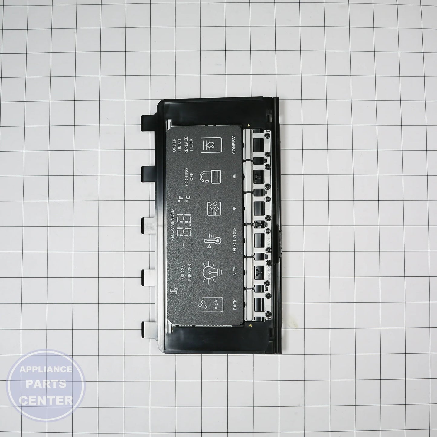 WPL CNTRL-ELEC WPW10758681 - Installation in WPL refrigerator showing key mounting points