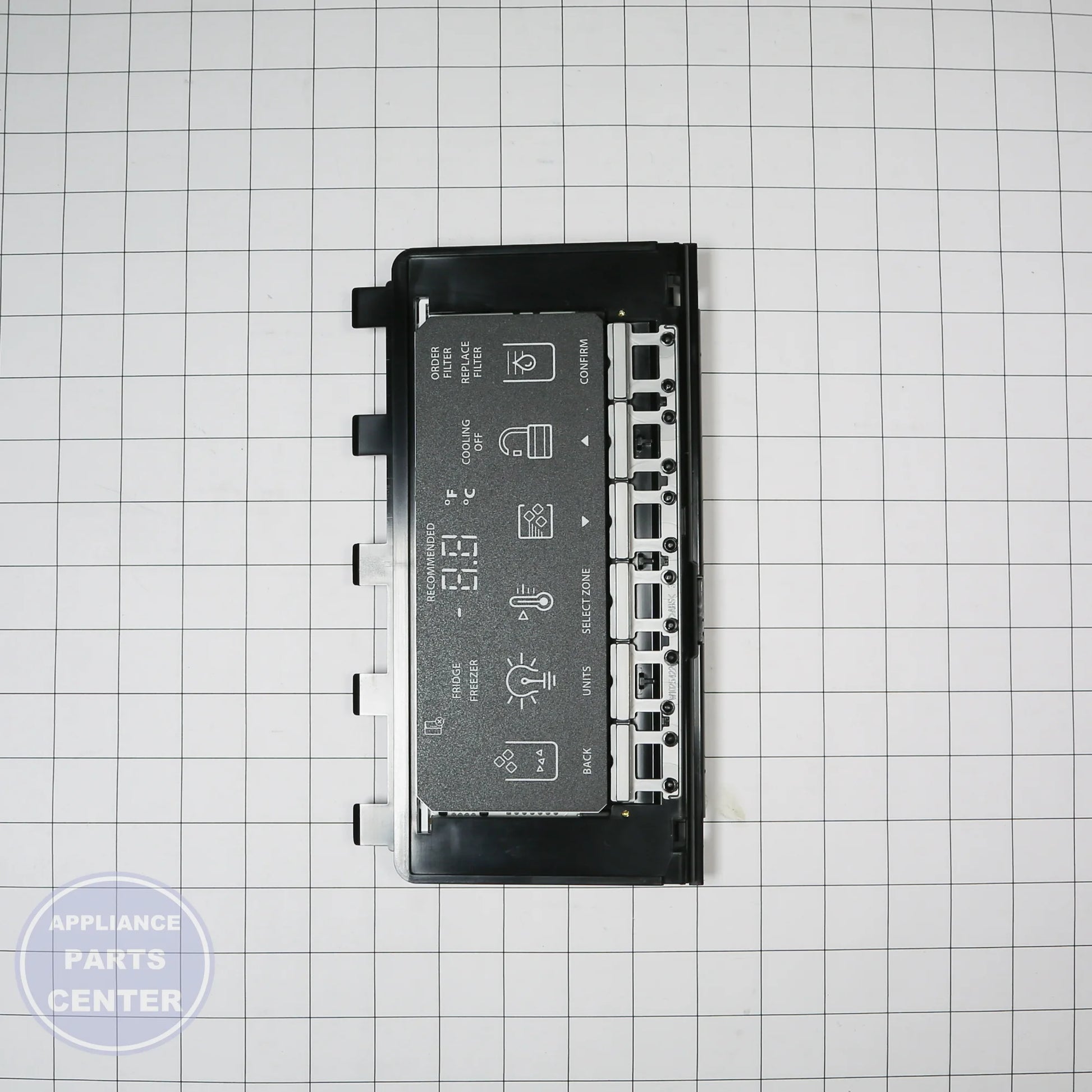 WPL CNTRL-ELEC WPW10758681 - Installation in WPL refrigerator showing key mounting points