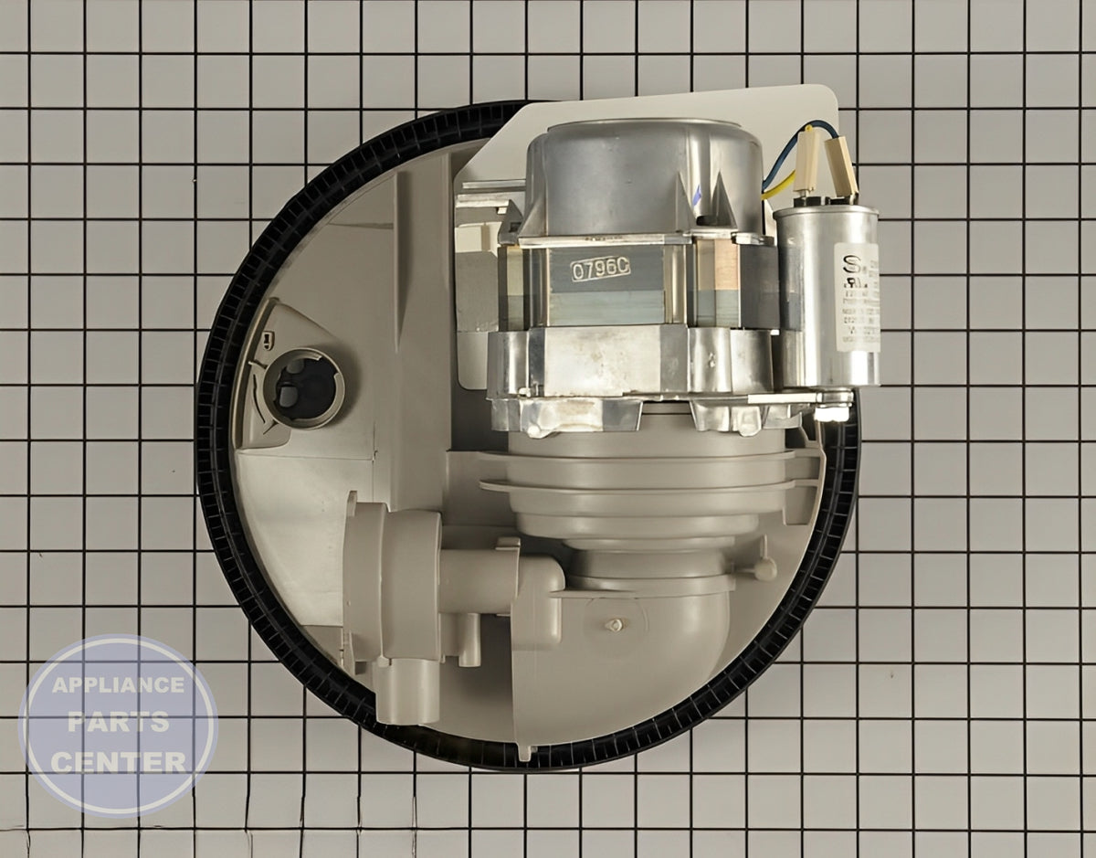 Whirlpool Dishwasher Pump & Motor WPW10780877 - Detailed view of high-quality technical specifications