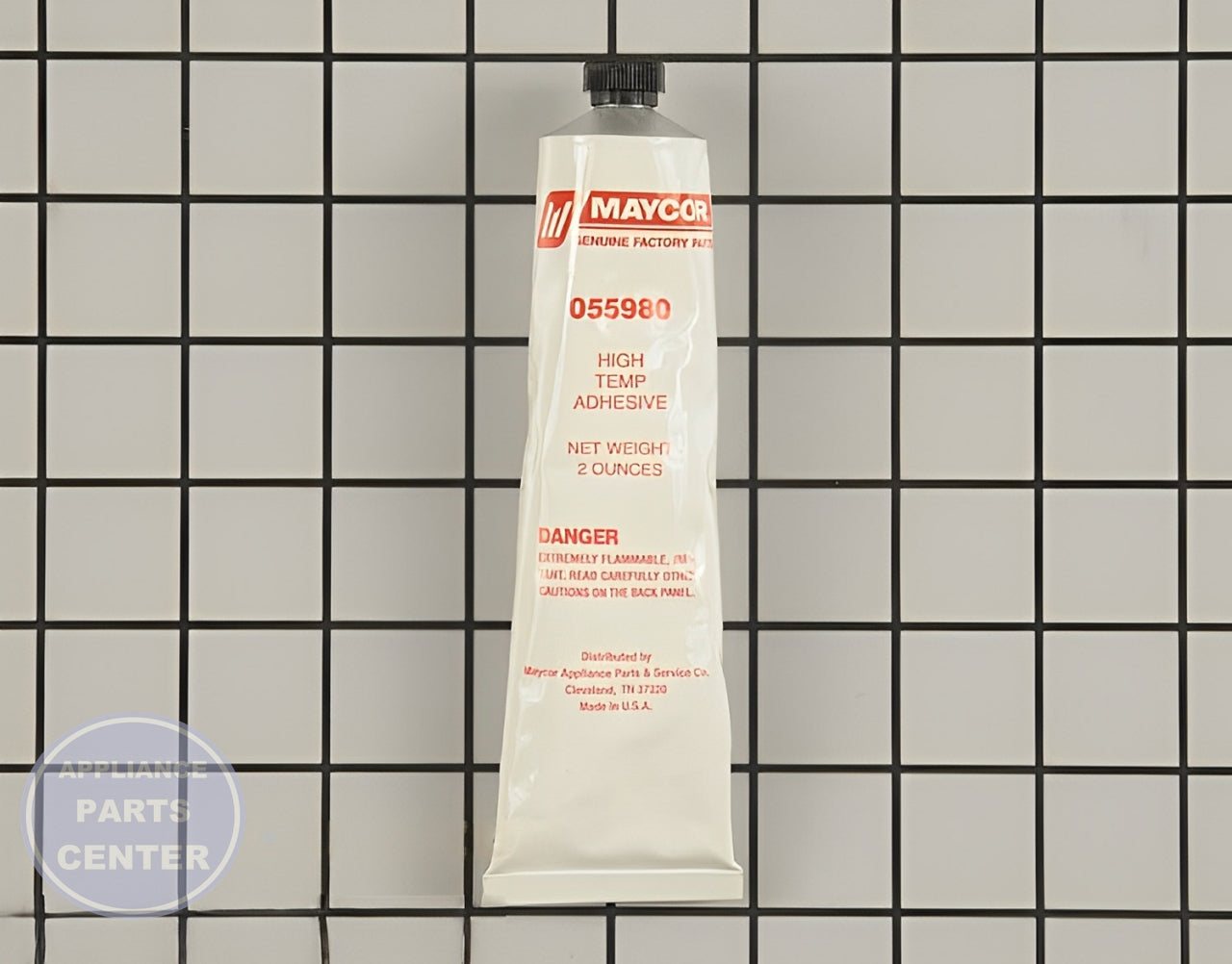 WHIRLPOOL HIGH-TEMPERATURE ADHESIVE WPY055980 - Main view showing superior bonding strength for various models