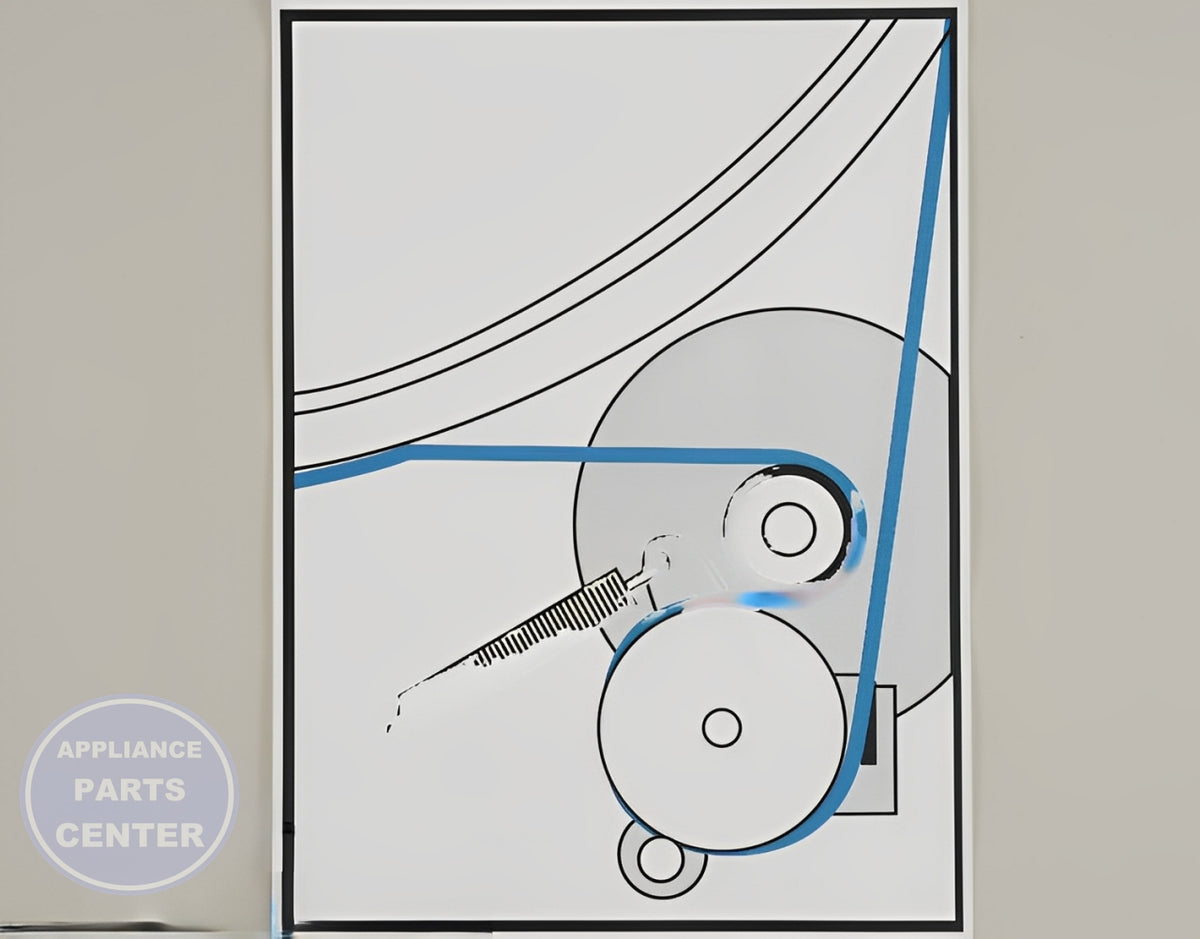 WHIRLPOOL DRYER DRUM BELT WPY312959 - Main view showing durable material for Whirlpool WPL models
