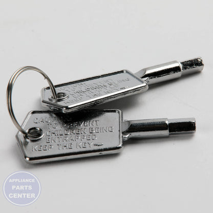 GEH DOOR KEY WR01X28053 - Main view showing secure closure for GNE27JSMSS