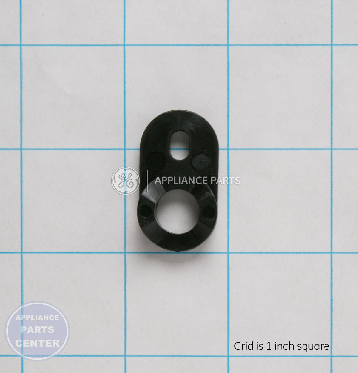 GEH HINGE CAM RISER WR02X10140 - Main view showing door alignment for GEH models
