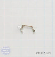 GEH CLIP GRILLE BISQUE WR02X10738 - Main view showing secure support for GEH models