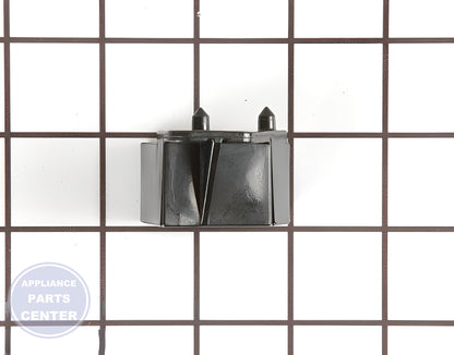 GE Closing Cam WR02X10780 - Main view showing hinge mechanism for GE Profile and Hotpoint refrigerators