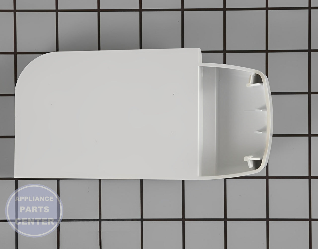 Door Shelf Support WR02X10792 - Side view with precise measurements