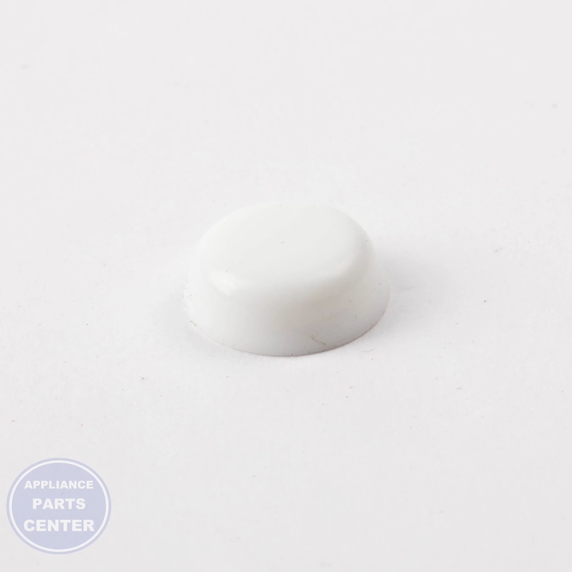 COVER SCREW WHITE WR02X10824 - Side view with precise dimensions