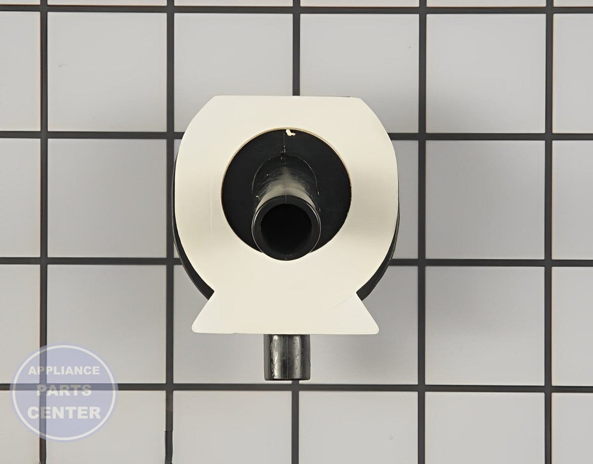 GE REFRIGERATOR GASKET AND GROMMET ASSEMBLY WR02X10967 - Side view with precise measurements