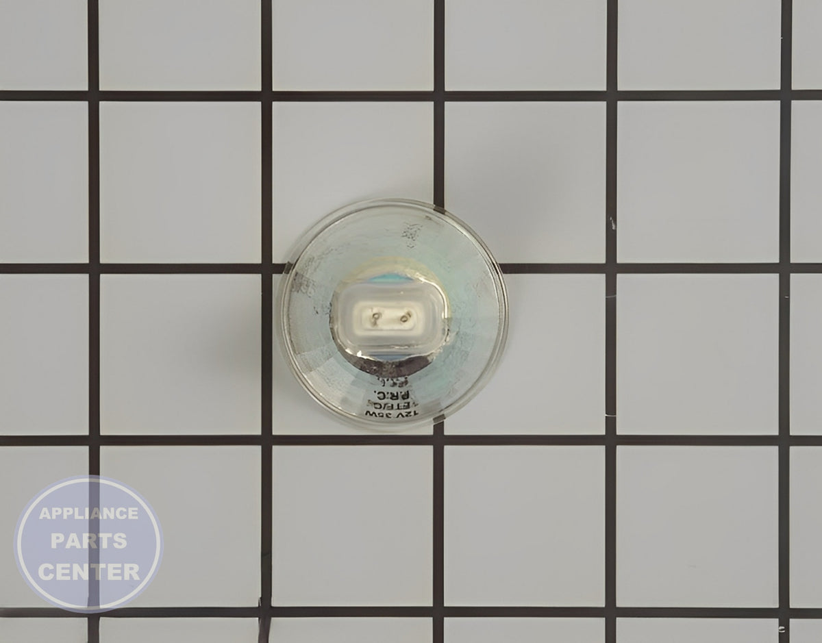 GE REFRIGERATOR HALOGEN BULB LIGHT WR02X11183 - Side view with energy-efficient halogen technology