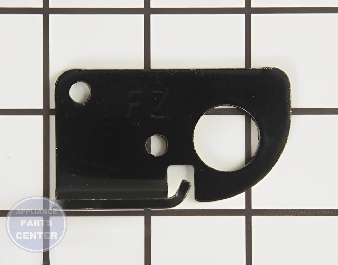 GE Door Stop WR02X11466 - Main view showing secure closure for various Hotpoint models