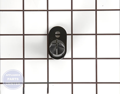 Closing Cam WR02X11479 - Side view with 2.5-inch length and 1-inch width specs
