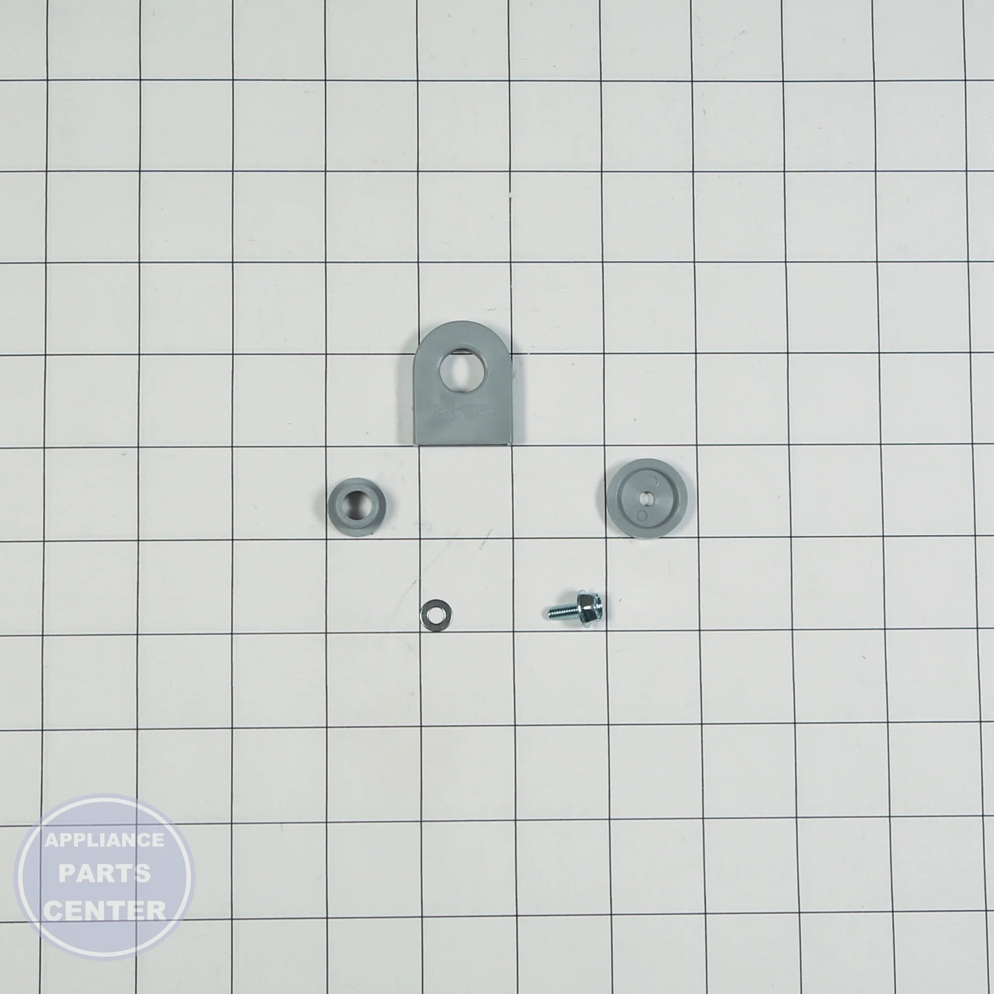 GEH ASSY GROMMET LINK WR02X12296 - Installation in specific model showing mounting points