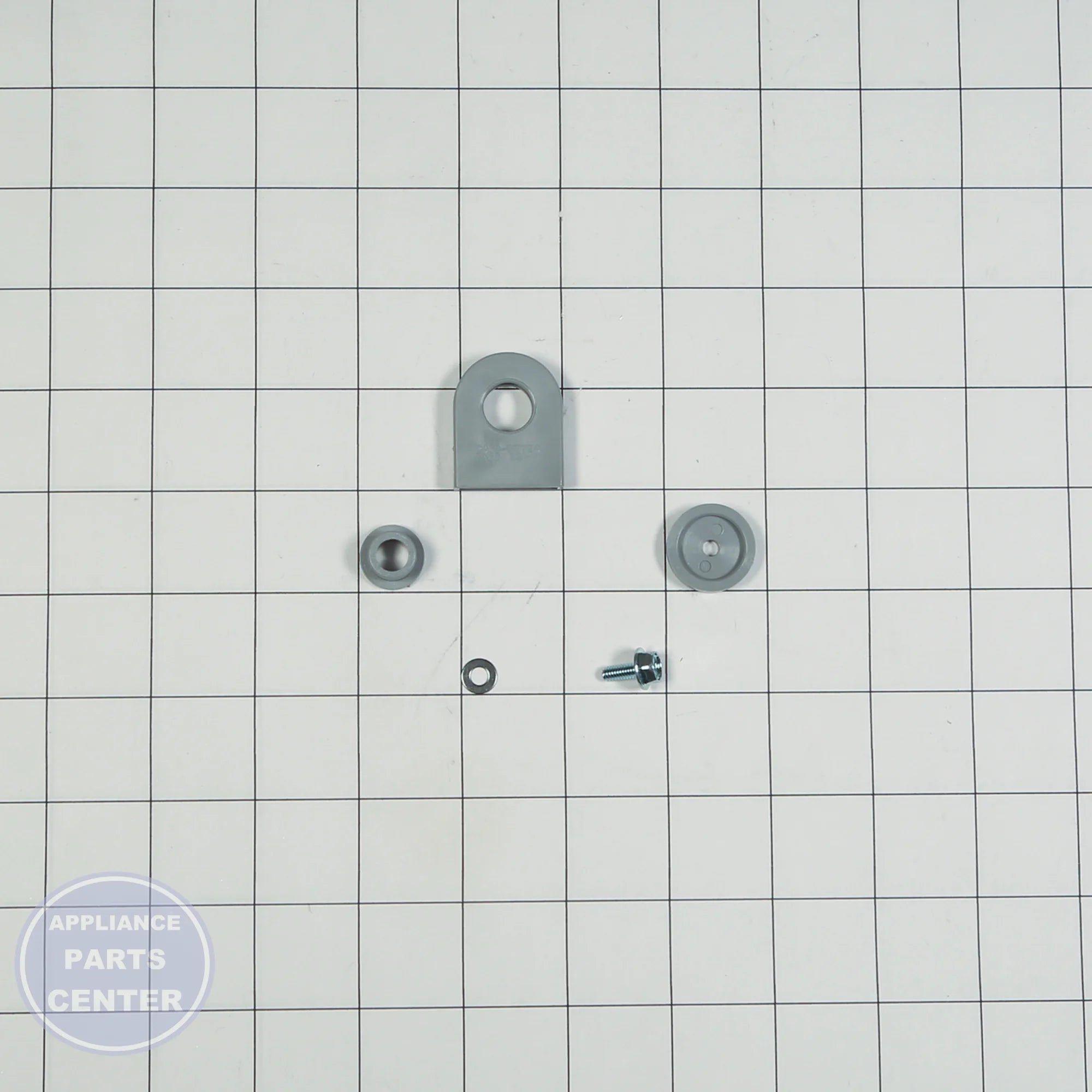 GEH ASSY GROMMET LINK WR02X12296 - Installation in specific model showing mounting points