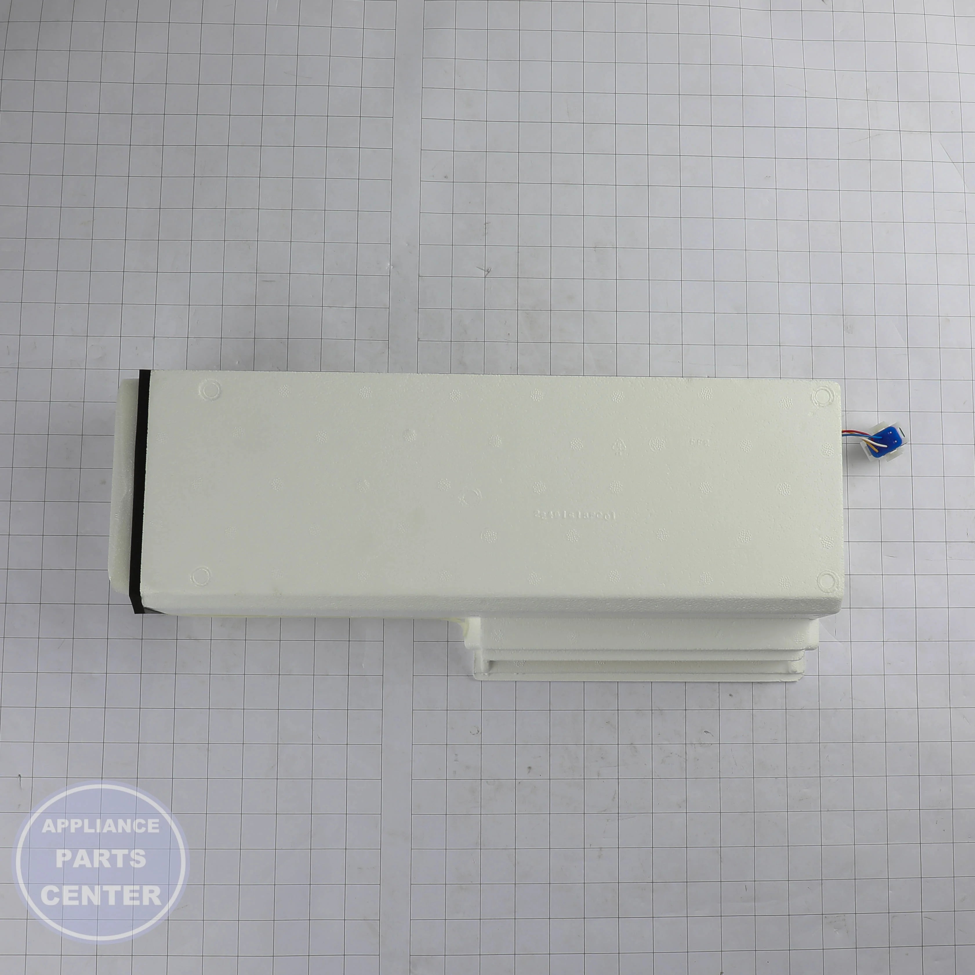 GEH DAMPER FOAM ASM 42 WR02X12860 - Installation in specific GEH model showing key mounting points