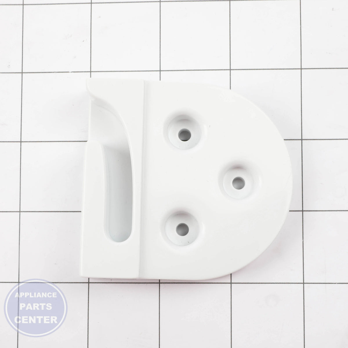 GEH STRIKER TOP MULLION WR02X13442 - Installation in GEH Refrigerator model showcasing key mounting points
