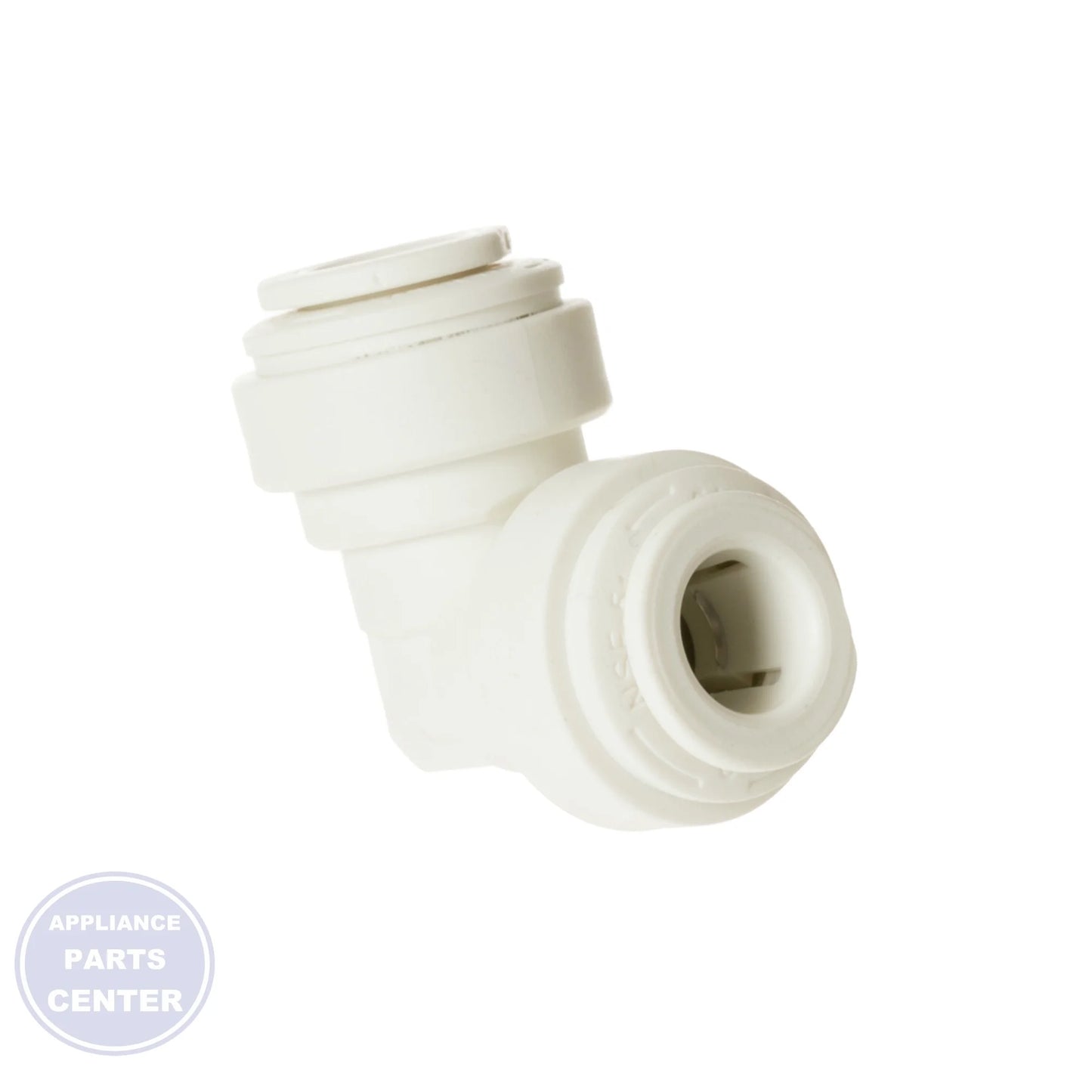 CONNECTOR 90 DEGREE ANGLE WR02X13609 - Side view with 90-degree angle specifications