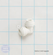 GEH CONNECTOR 90 DEGREE ANGLE WR02X13609 - Main view showing secure connection for various GEH models