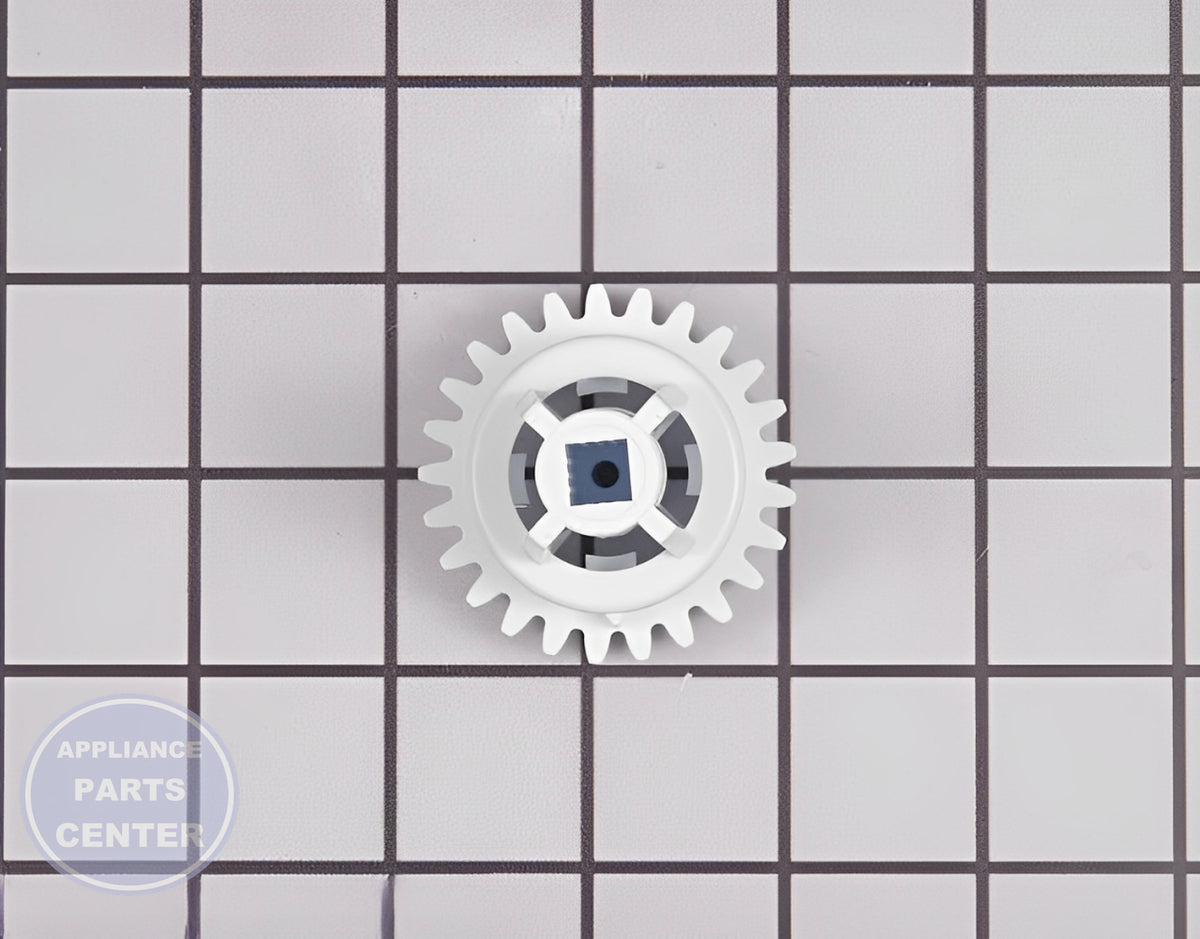 GE Refrigerator Lower Drawer Right Hand Gear WR02X13629 - Main view showing smooth operation for GE models