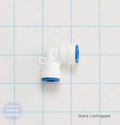 GEH WR02X13737 CONNECTOR 90 DEG 5/16 - Main view showing secure fit for specific models