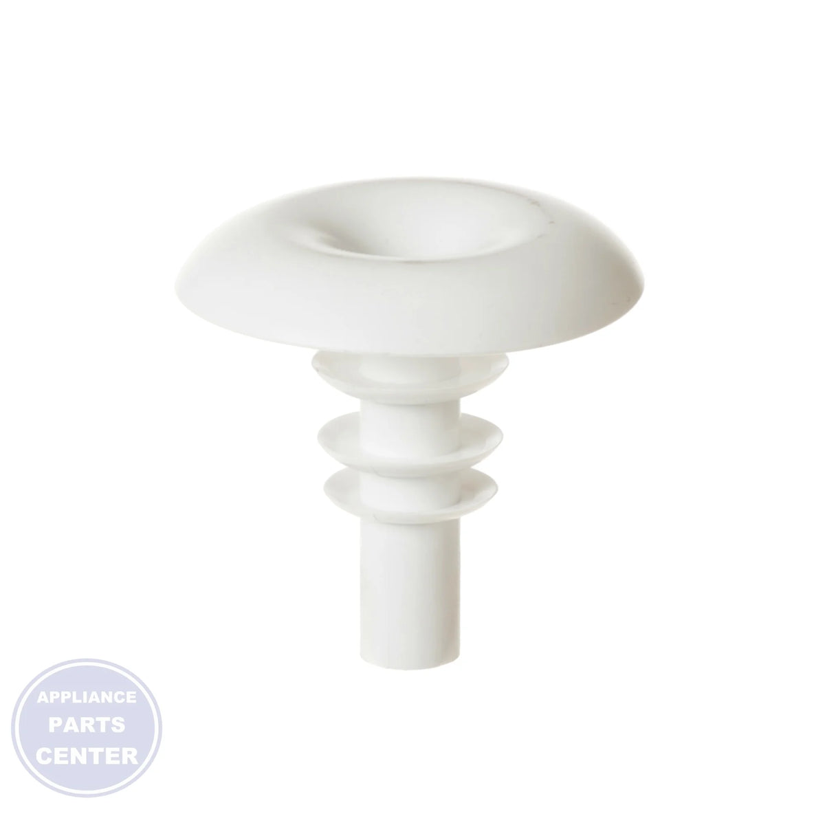 GEH GROMMET FF LINER WR02X13760 - Installation in GEH Refrigerator showing hose mounting points