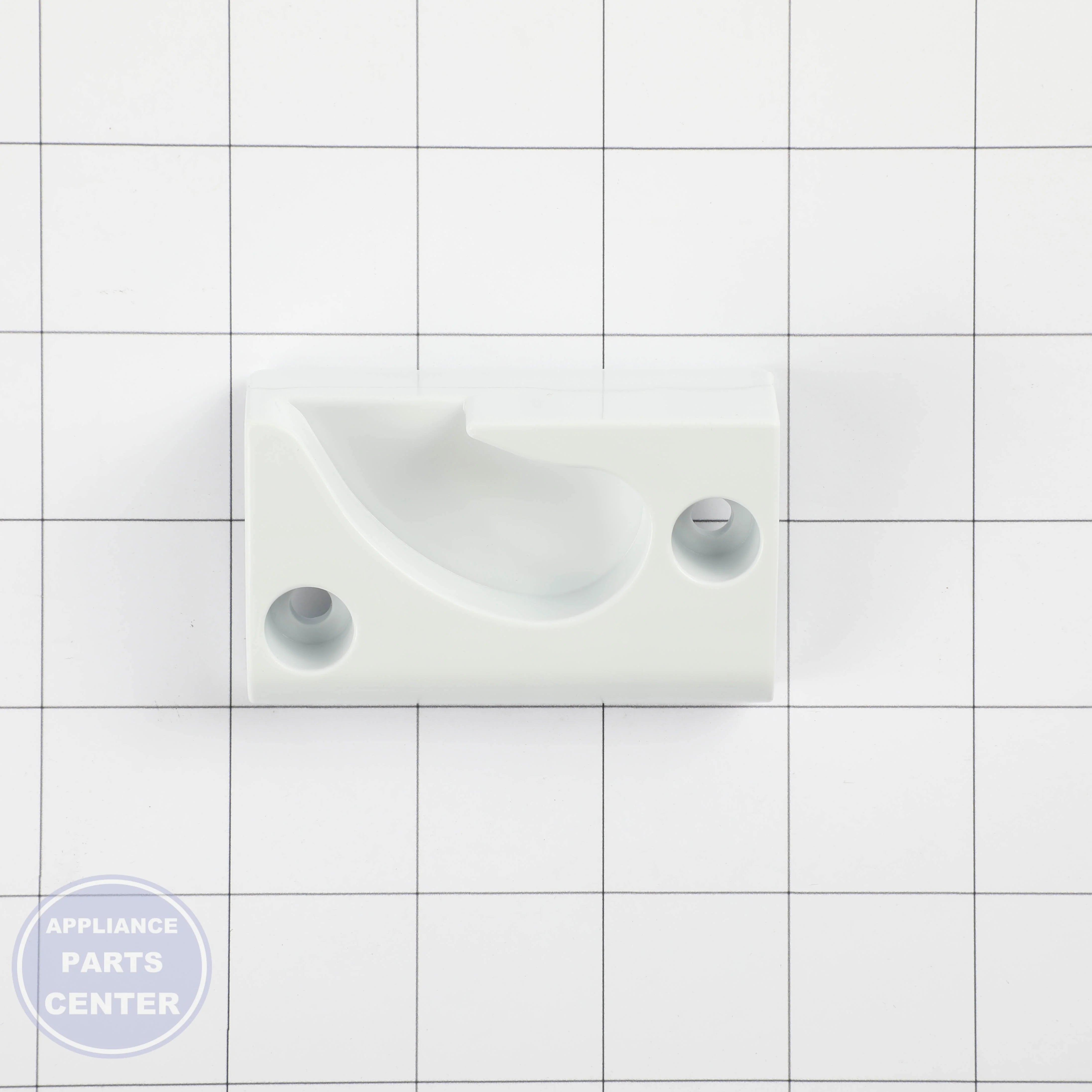 GEH Striker Top Mullion WR02X24944 - Installation in GEH model showing key mounting points