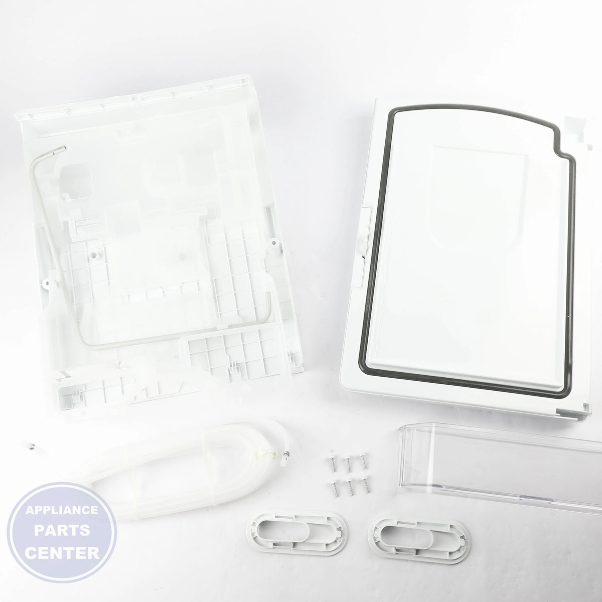 GEH INJECTION MOLDED DOOR RE WR02X25031 - Main view showing secure fit for GEH WR78X series