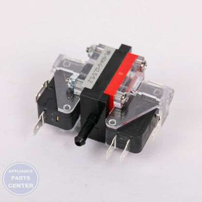 PRESSURE SWITCH WR02X25989 - Side view with precise pressure specs