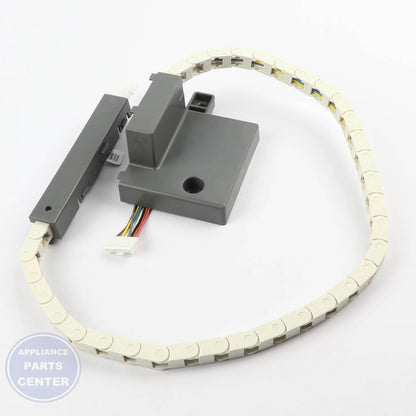 GEH CAFI CHAIN HARNESS W/ REED SWITCH WR02X32474 - Installation in GEH model displaying key mounting points