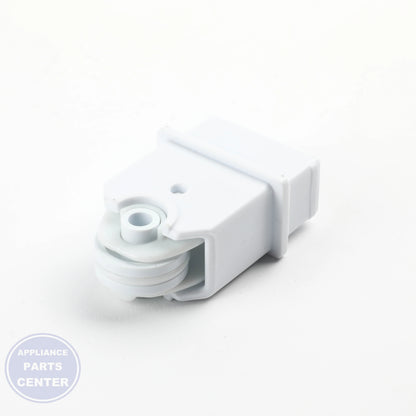 WHITE FREEZER UPPER BASKET ROLLER WR02X36806 - Detailed view of durable construction