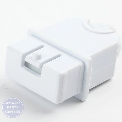 GEH WHITE FREEZER UPPER BASKET ROLLER WR02X36806 - Installation in specific model showing easy mounting points