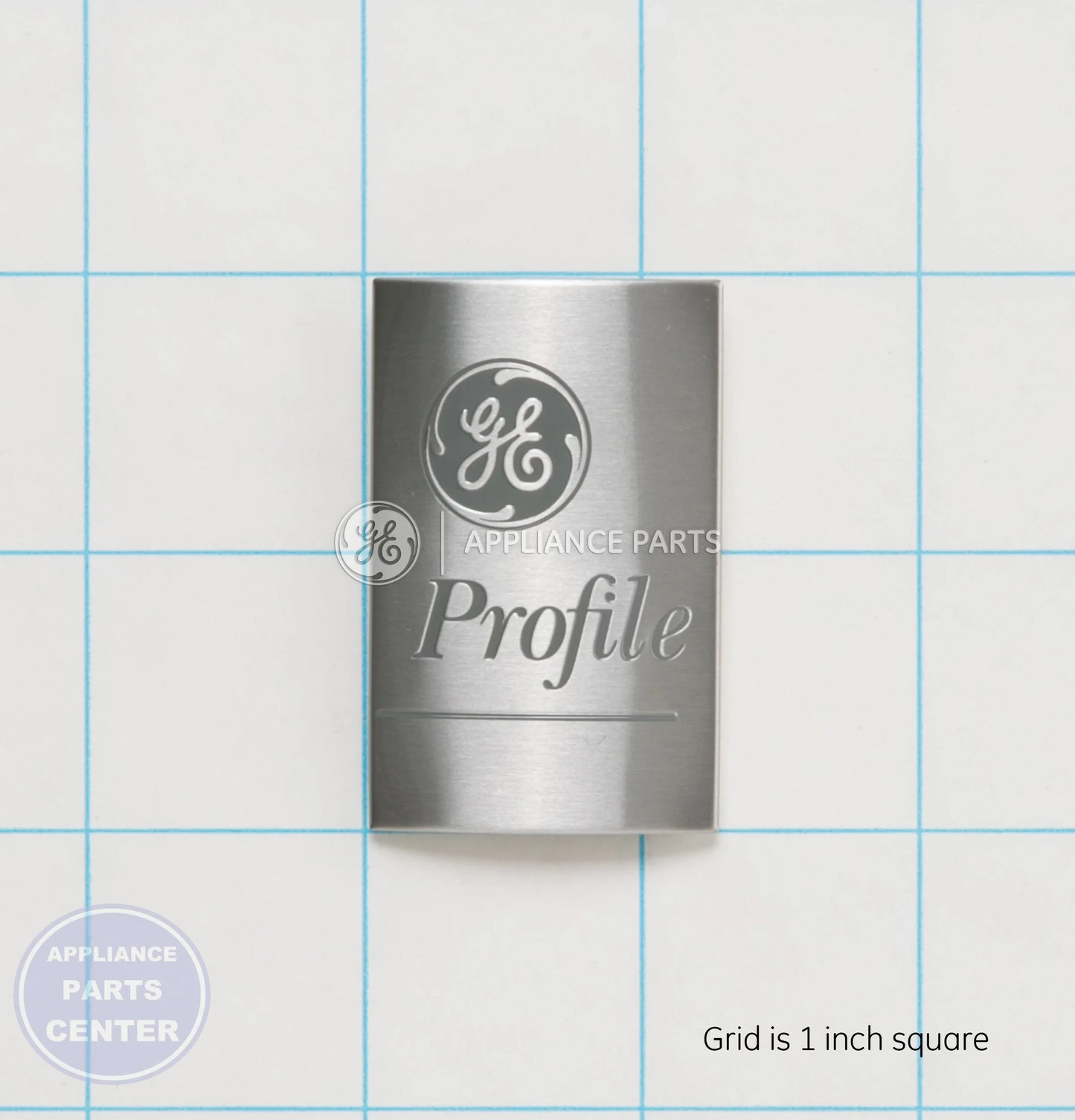 GEH LENS NAMEPLATE WR04X10129 - Main view showing clear labeling for GEH models