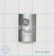 GEH LENS NAMEPLATE WR04X10129 - Main view showing clear labeling for GEH models