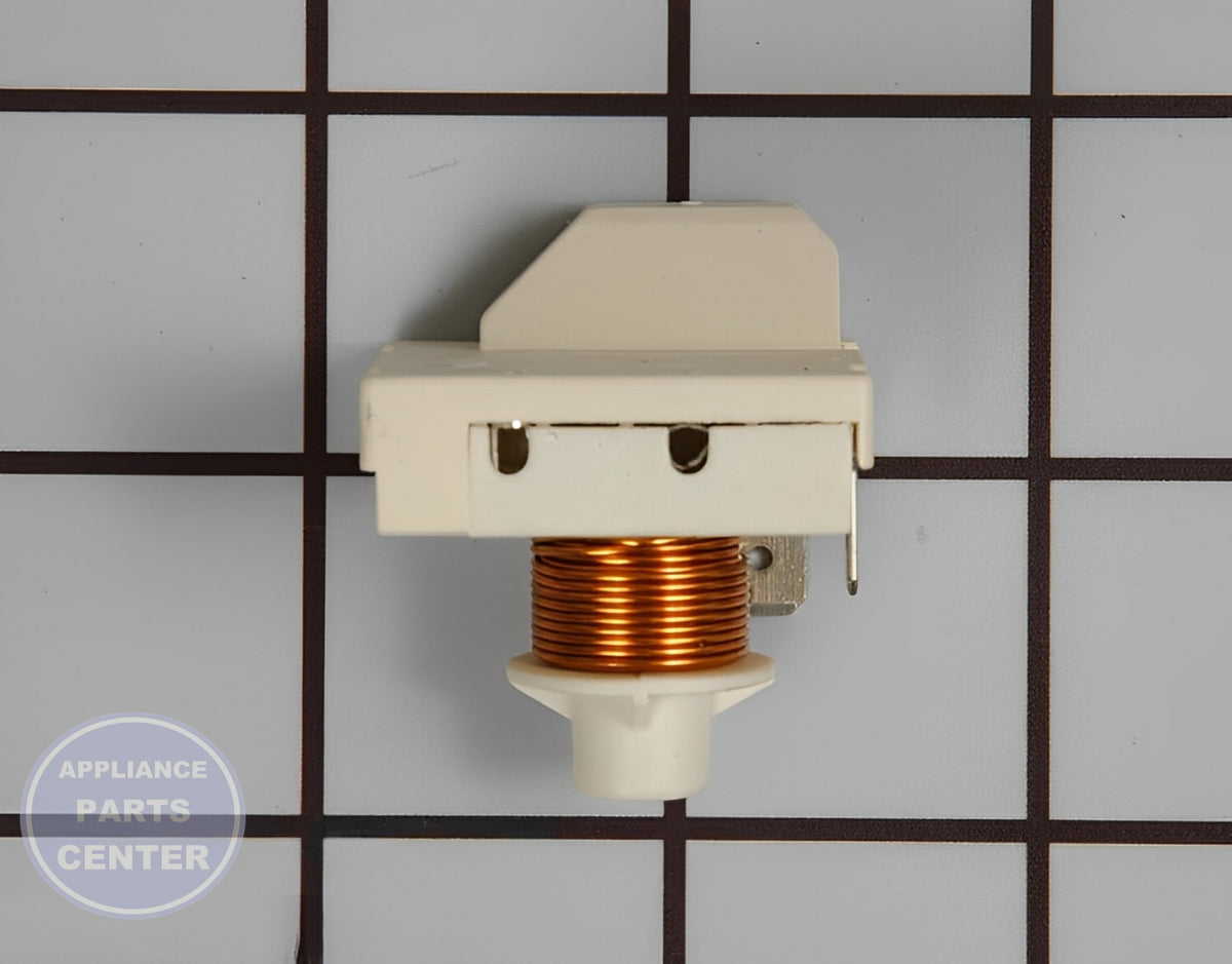 GE START RELAY WR07X10084 - Main view showing refrigerant circulation support for GEN Refrigerator models